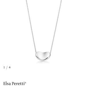 Tiffany & Co. Silver Bean Necklace
